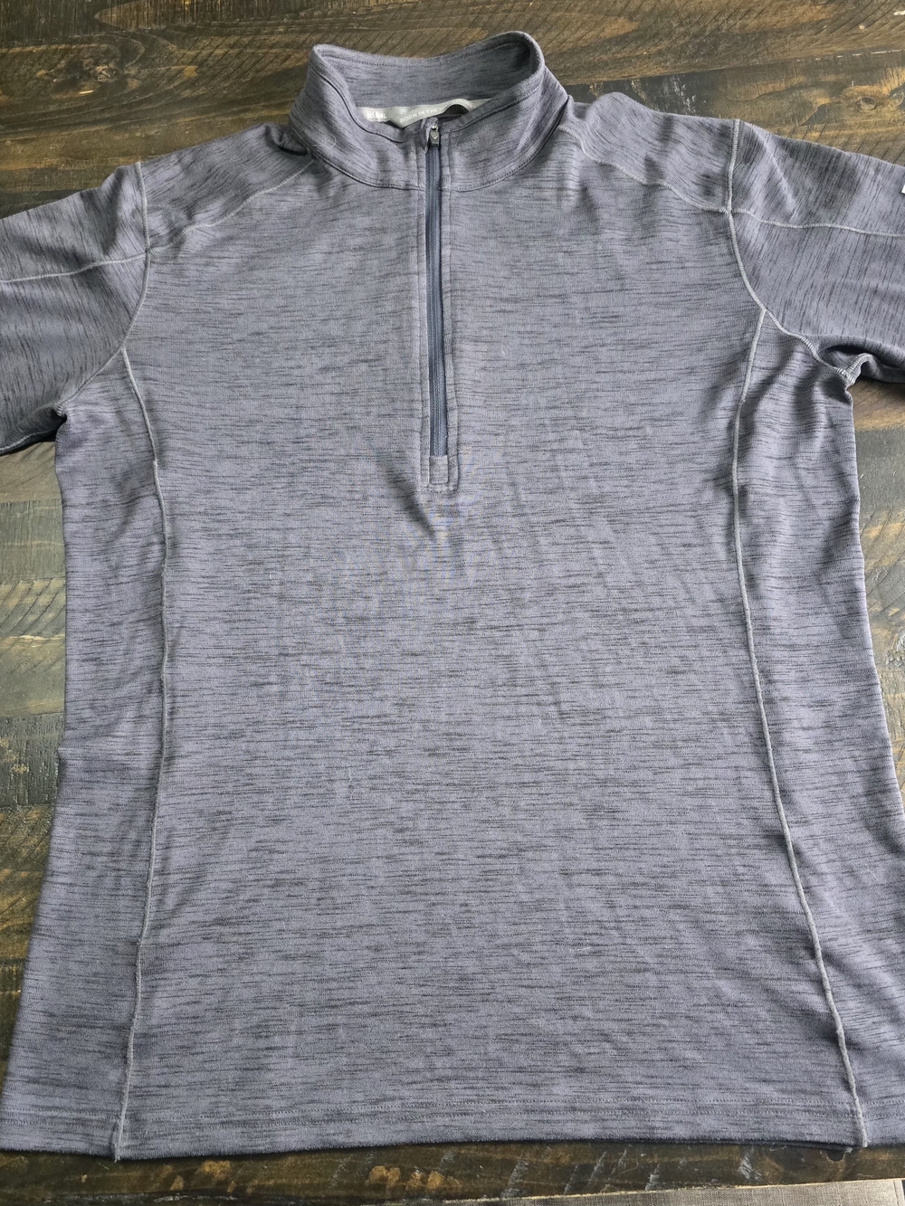 Kuhl Men's Heather Slate Quarter-Zip Pullover